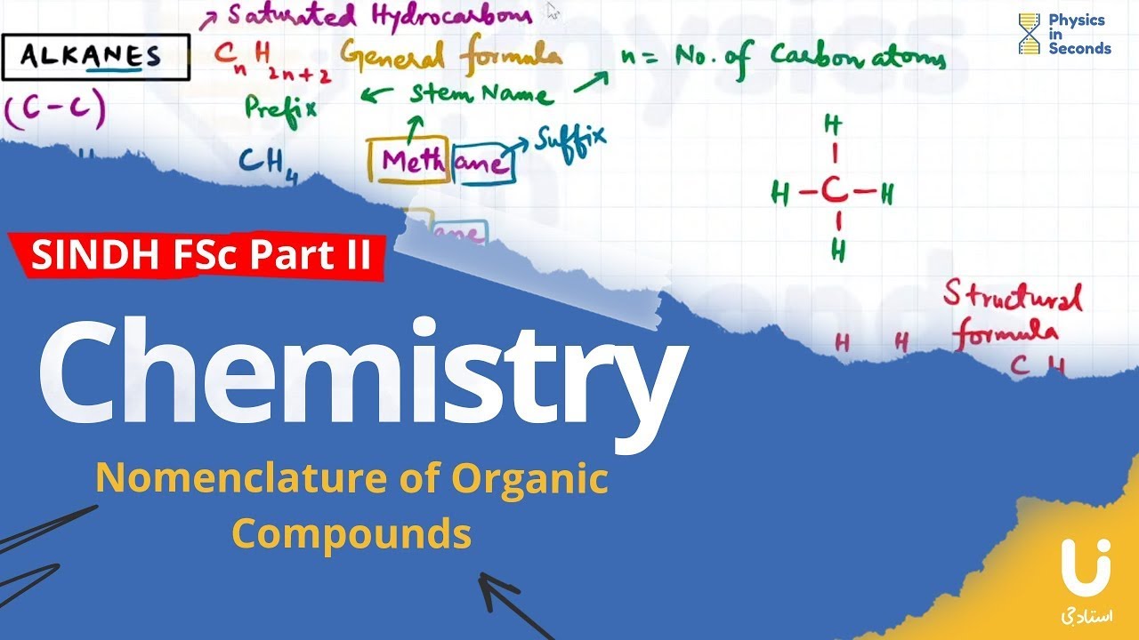 Chemistry - Nomenclature of Organic Compounds - Sindh Board - Lecture - 4