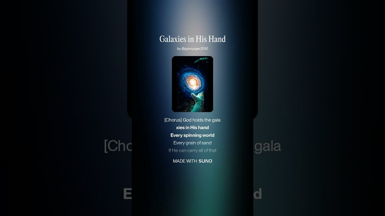Galaxies in His Hand