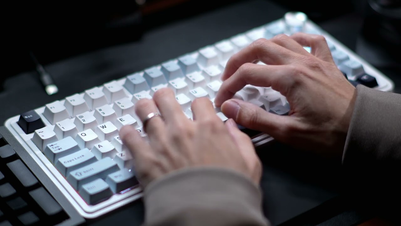 【Relaxing ASMR】Deep & Muted Thock Keyboard Typing – EPOMAKER AULA EA75 | No Talking