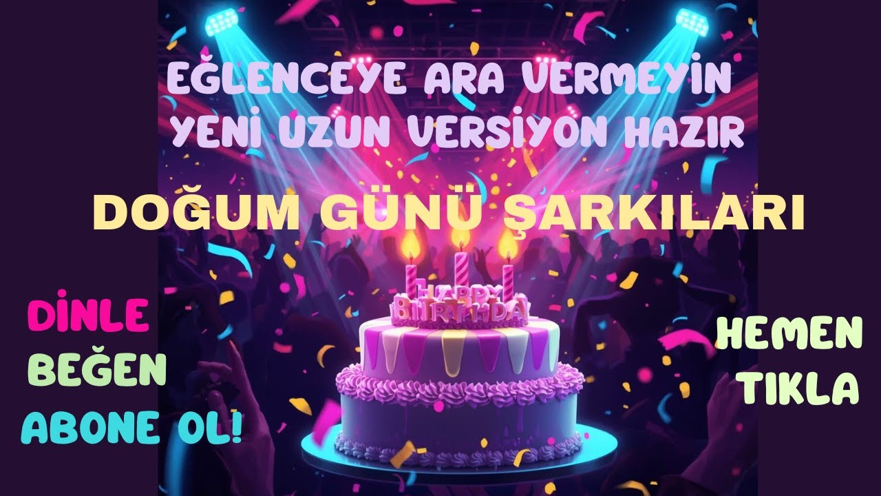 Doğum Günü Şarkıları- Uzun Mix #music #medley #medleysong