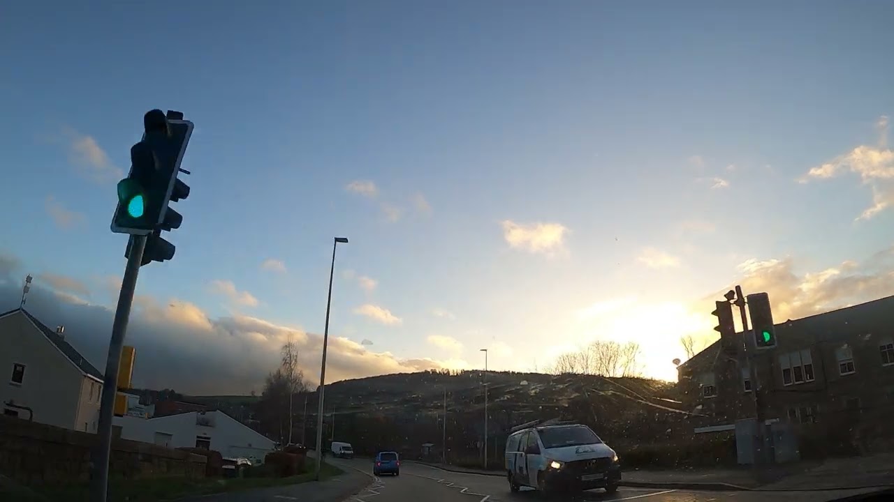 GALASHIELS  DRIVE  THROUGH  with commentary