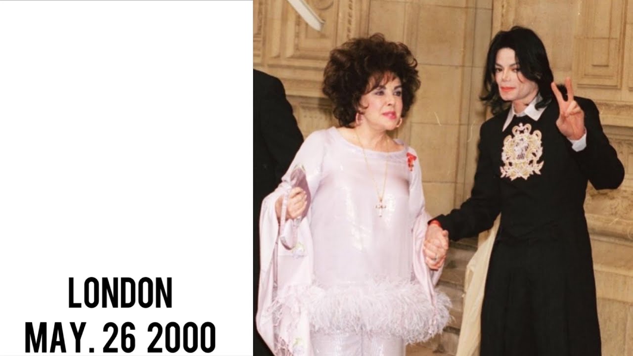 Michael Jackson - AIDS Gala with Elizabeth Taylor in London (May 26, 2000)