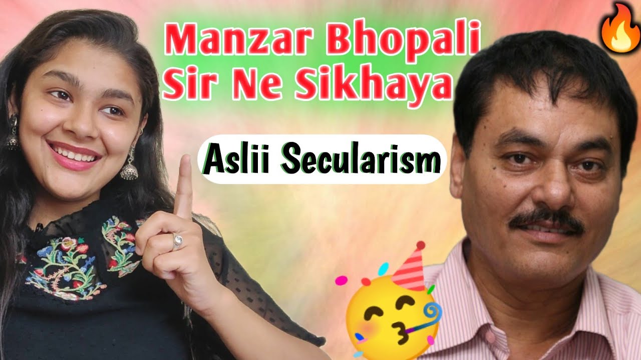 Indian Reaction On MANZAR BHOPALI | Mushaira Indian Reaction | Urdu Poetry Reaction