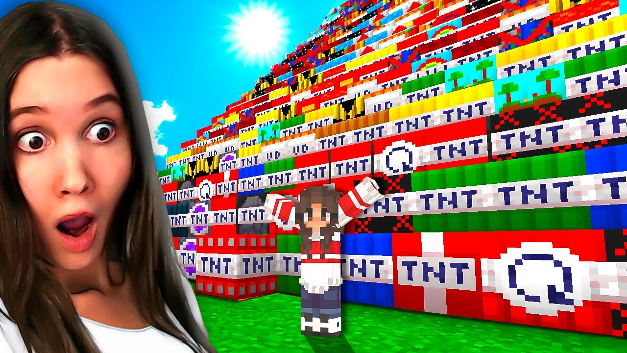 Testataan Minecraftin 100 VOIMAKKAINTA R&Auml;J&Auml;HDETT&Auml;!