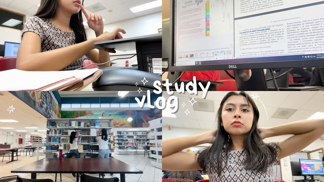 STUDY VLOG 📂🖇️días cansados pero productivos en la universidad preparando una exposición.° ༘🎧⋆₊˚ෆ