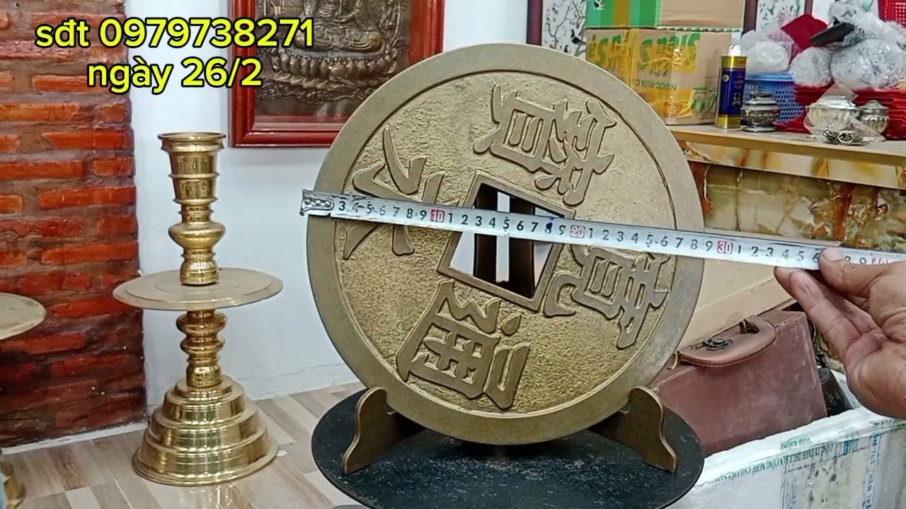 chuông đồng cũ, cá chép phun châu, phật thích a di đà, chào đồng,,,, đồ đồng cũ sưu tầm 