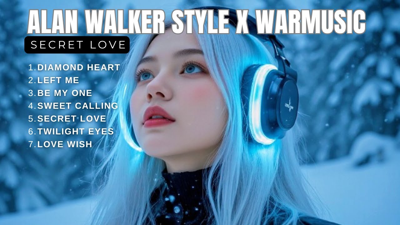 Alan Walker Style – Secret Love (Emotional EDM 2025 | Full Album by WAR Music)