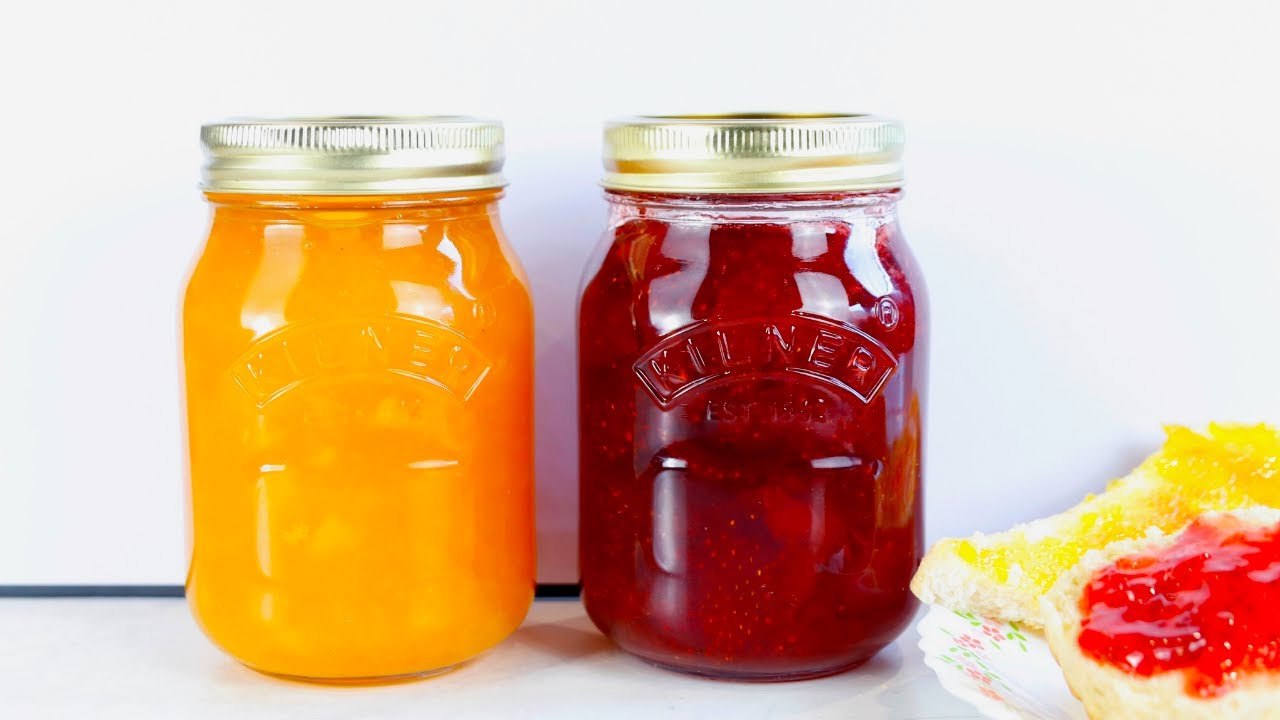 How to make JAM at home | PECTIN recipe included | Mango and Strawberry Jam recipe