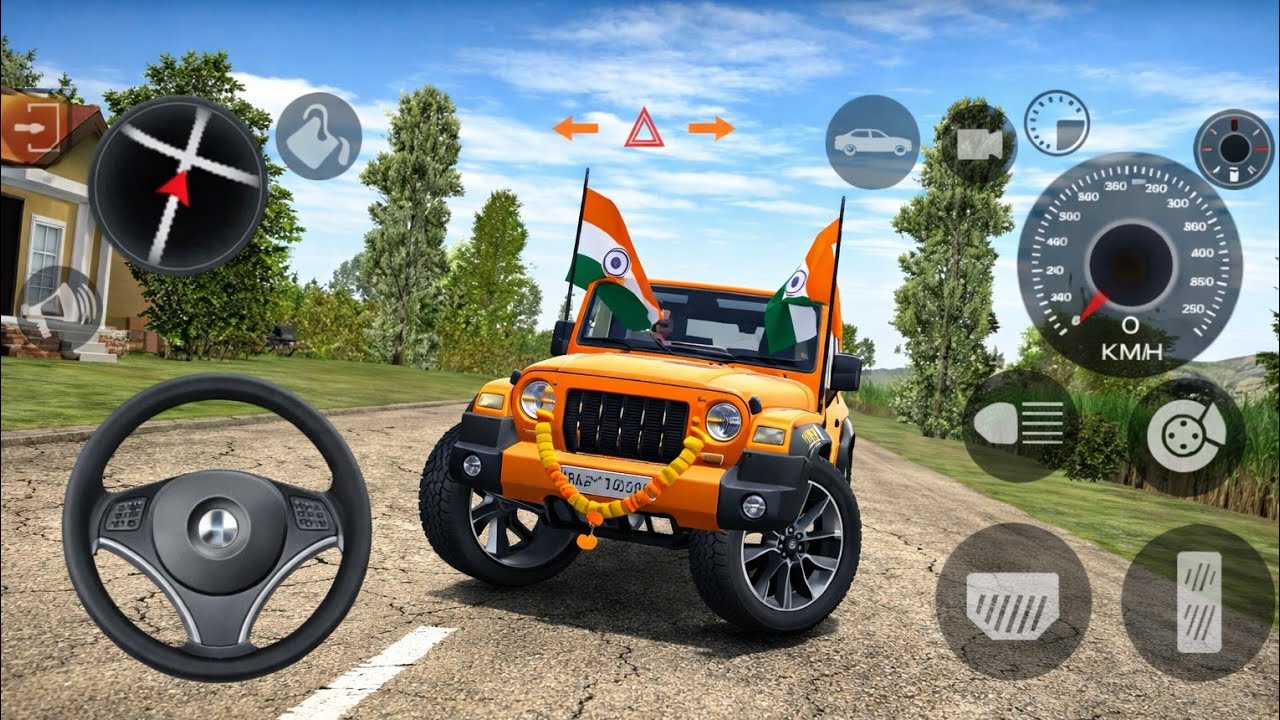 🥳Modified Mahindra Thar Car Game's:Indian Car (Gadi Wala Game)-💥Car Game Android game play #2026