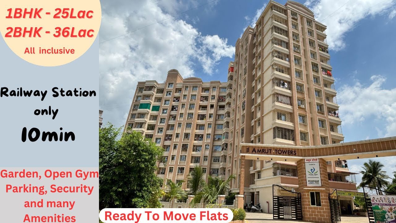 Best in budget ready to move flats. Panvelkar Group,Badlapur. #realestate #property