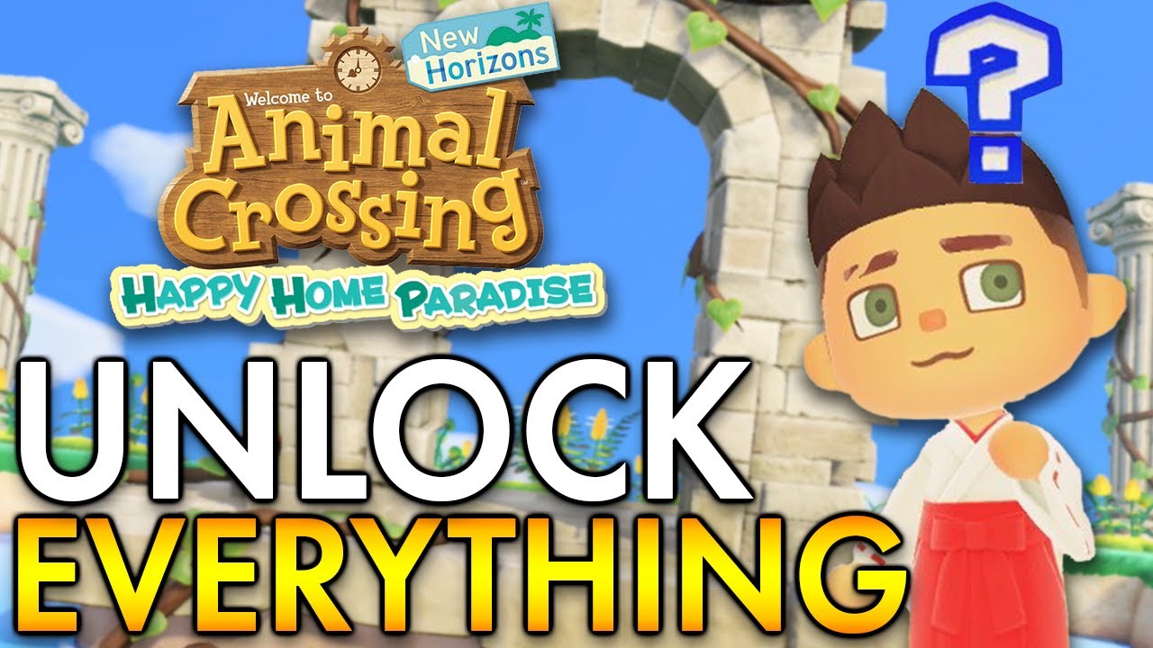 Every Unlock in Happy Home Paradise