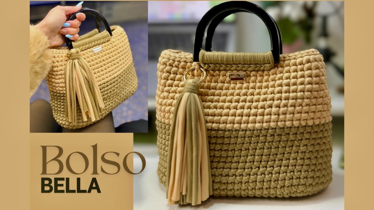 Bolso Bella | CROCHET TUTORIAL 💚Mayelin Ros