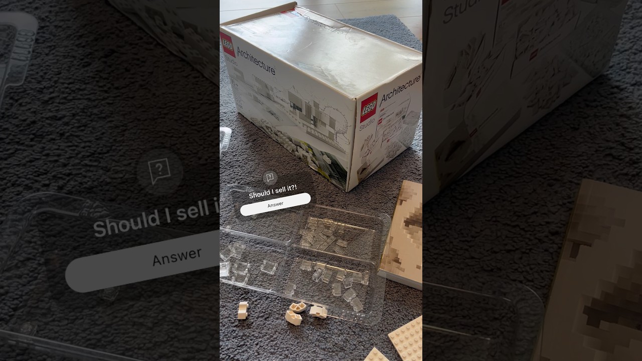 Pulled our #LEGO #Architecture Studio set out of the loft!