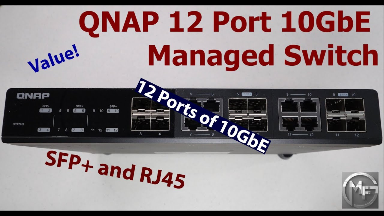 QNAP QSW-M1208C-8C - 10GbE Managed Switch.