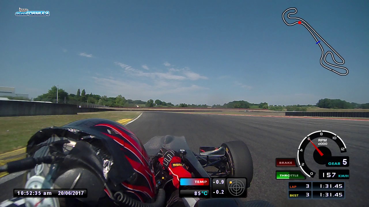 Vid&eacute;o embarqu&eacute;e Nogaro 2017
