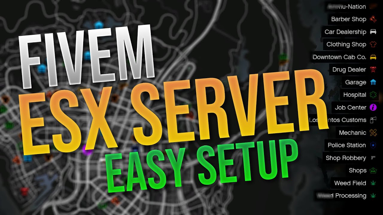 FiveM Server mit ESX Template erstellen | Testserver auf Windows einrichten