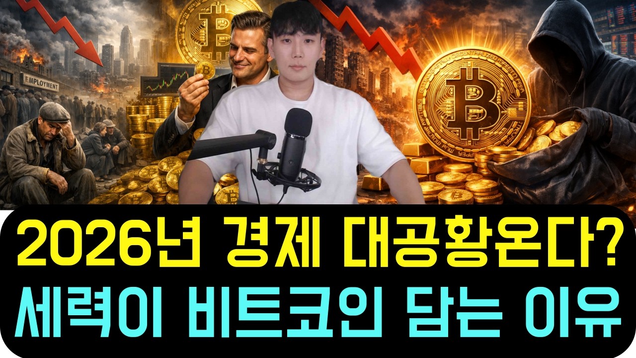 [비트코인 BTC] 2026년 세계 경제 대공황 온다? 세력들이 미리 비트코인 쓸어 담는 딱 1가지 이유