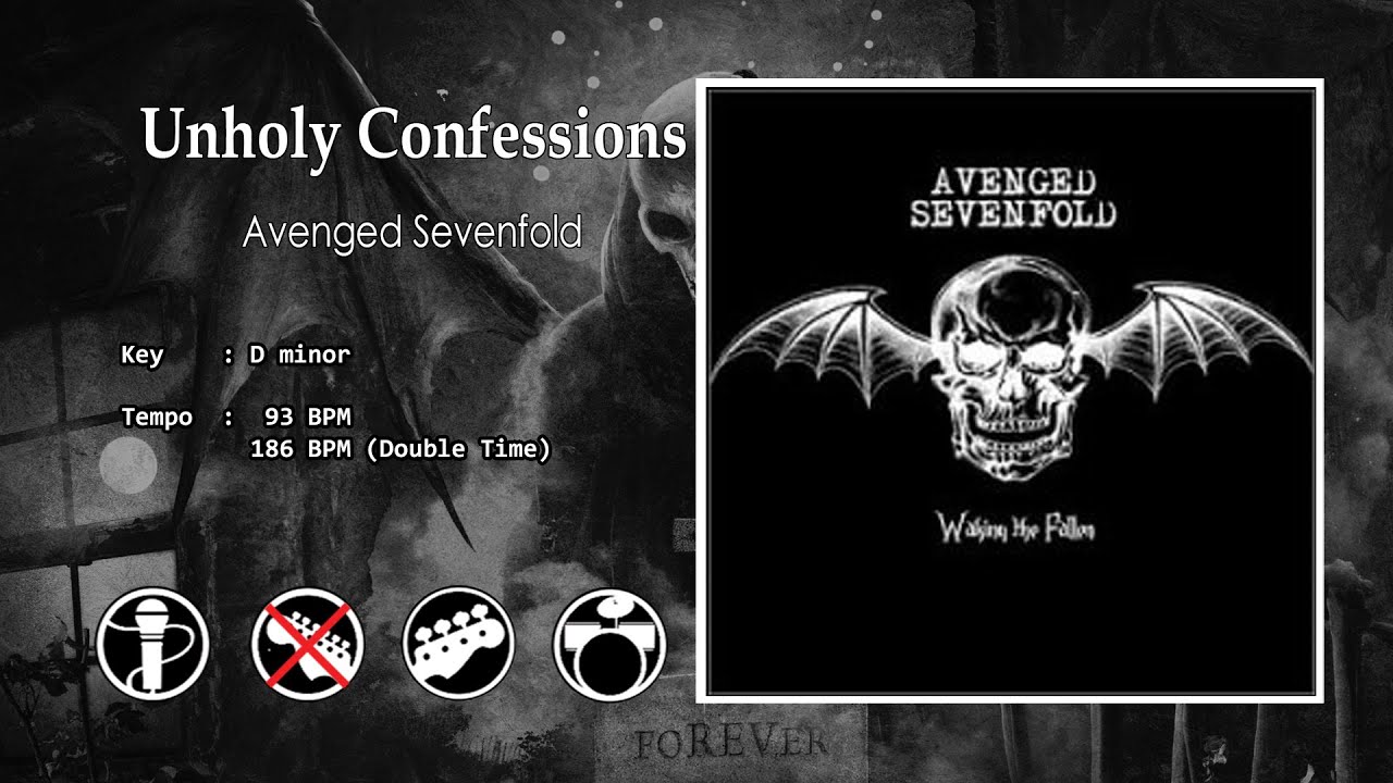 Avenged Sevenfold - Unholy Confession (Backing Track - No Guitar)
