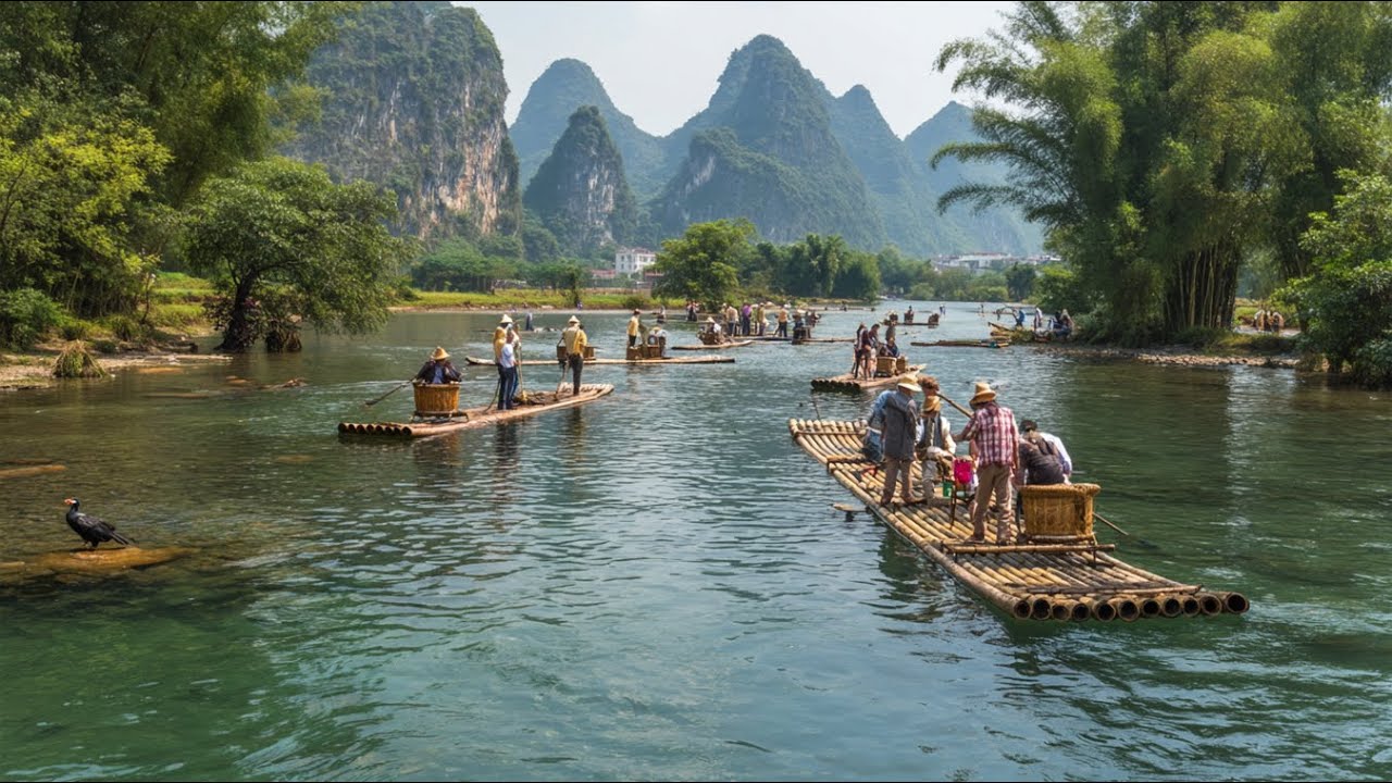 Yangshuo, Guangxi🇨🇳 The Most Beautiful Landscape in China (4K HDR)