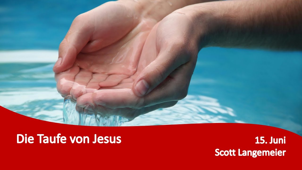 Die Taufe von Jesus