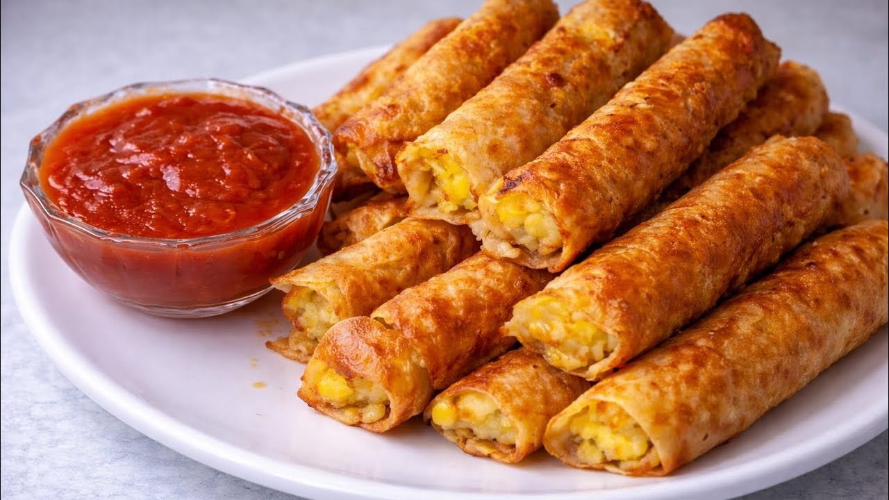 If You Have Potatoes, Make This! 😍 | Crispy Potato Rolls