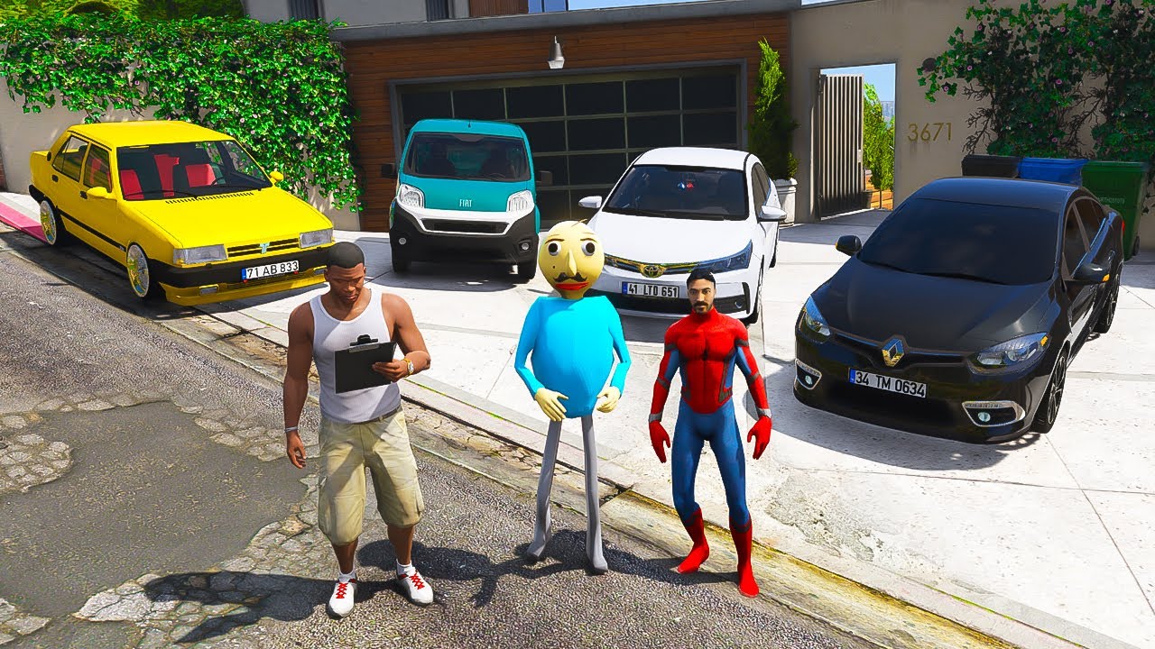 Baldi Amca'nın Çalınan Arabalarını Geri Aldım! 🚗 GTA 5