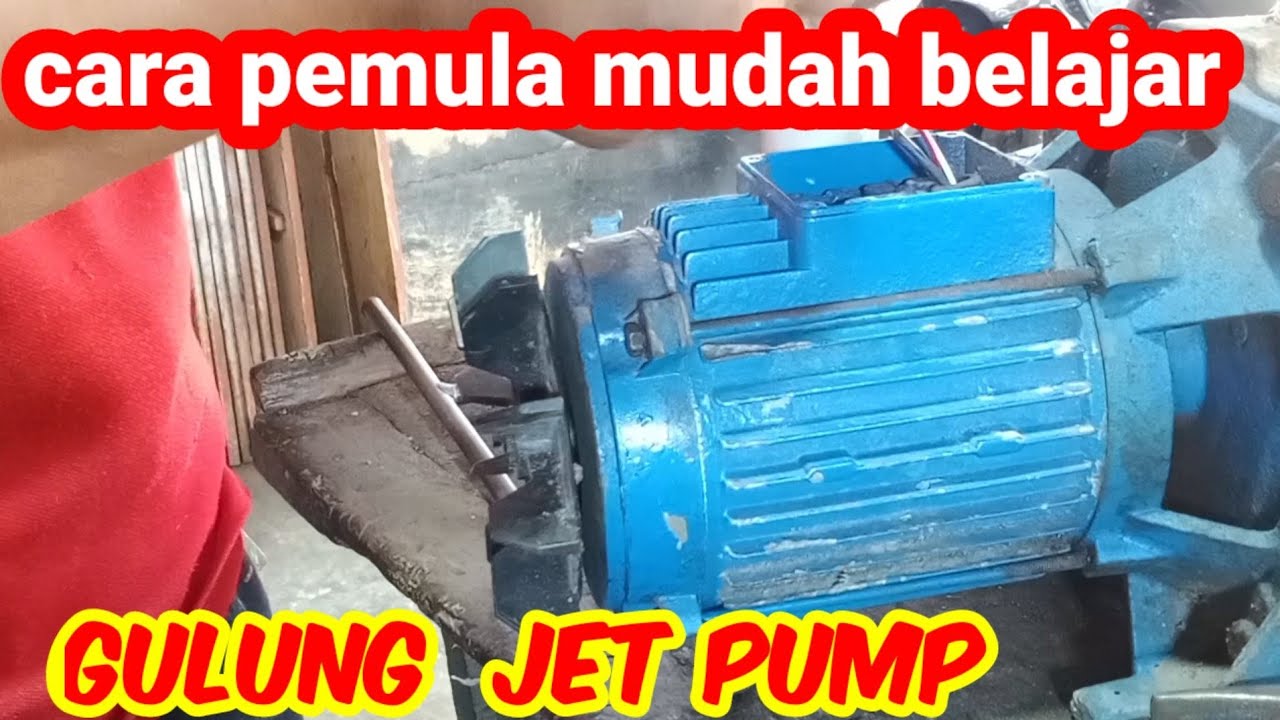 Jet pump yg mudah juga cara nggulungnya ..banyak ilmu dan rahasia keluar di sini