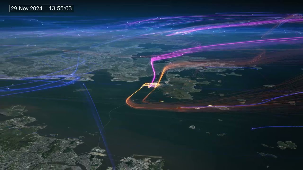 NATS Hong Kong 3rd Runway - Data Visualisation by 422 South