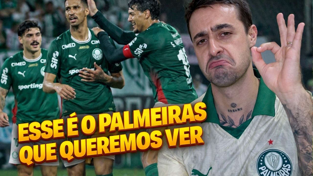 PALMEIRAS 5X1 VITÓRIA I ESSE É O PALMEIRAS QUE QUEREMOS VER
