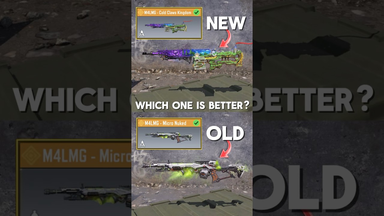 New vs Old Legendary M4LMG in CODM
