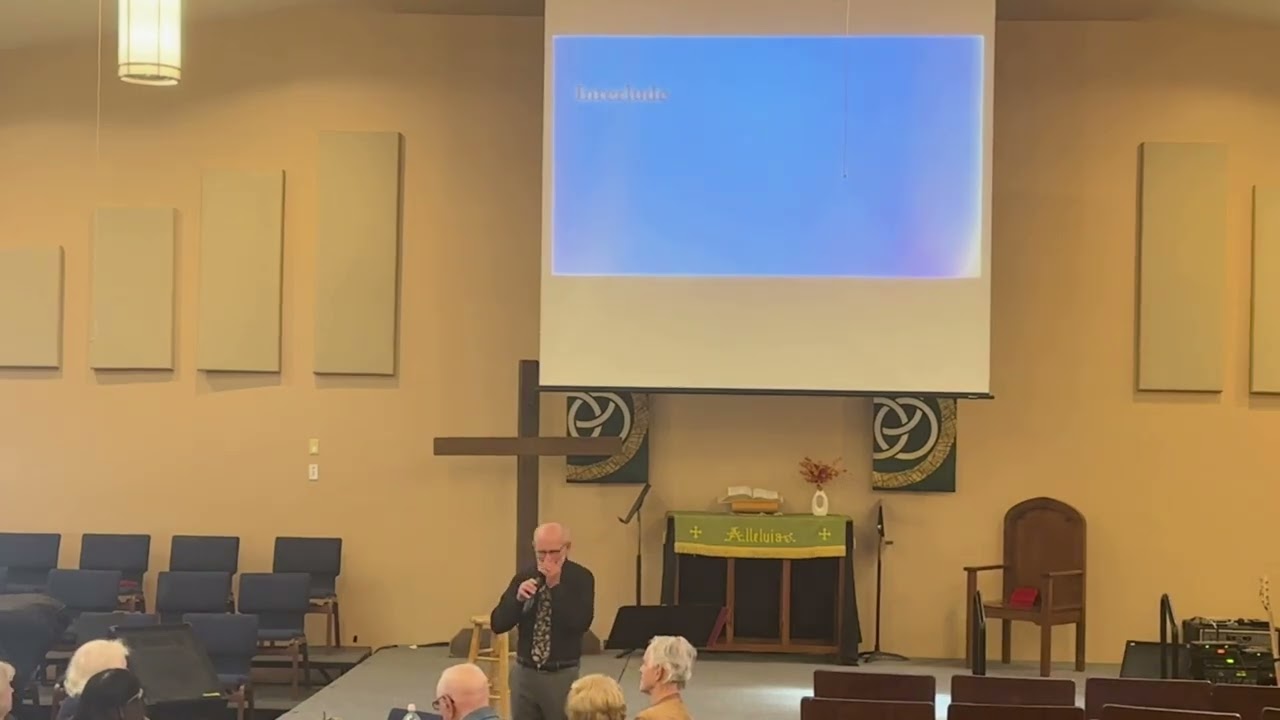 Mel Leaman in concert at West Grove UMC, Sing Cooner song for out PAR group