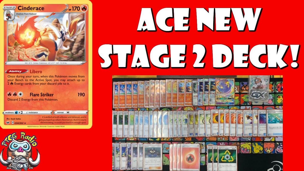 Cinderace is Another Great New Stage 2 Pokemon Deck! (Sword & Shield Deck)