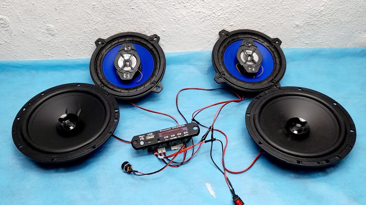 como fazer Casamento de lmpedância em 4 alto falante para placa decodeficadora amplificada mp3