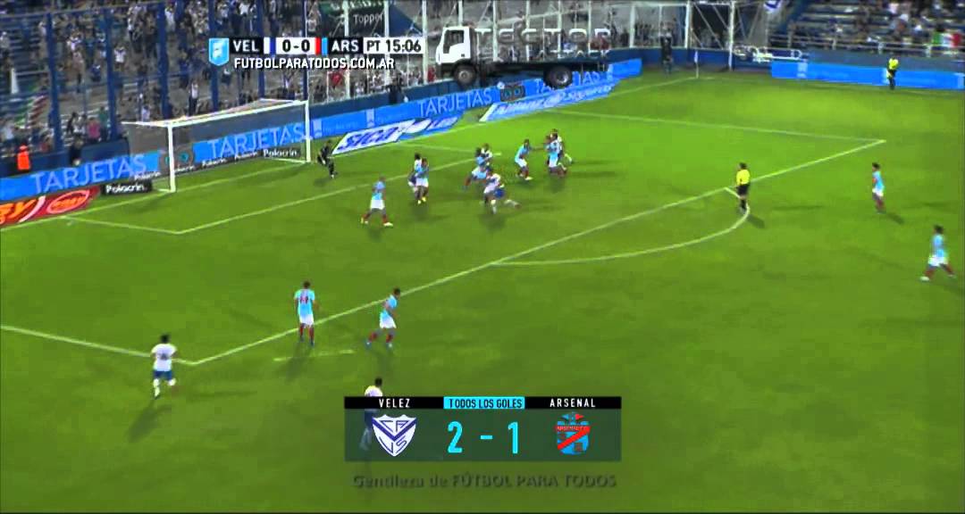 Todos los goles. Fecha 8. Primera Divisi&oacute;n 2015. FPT.