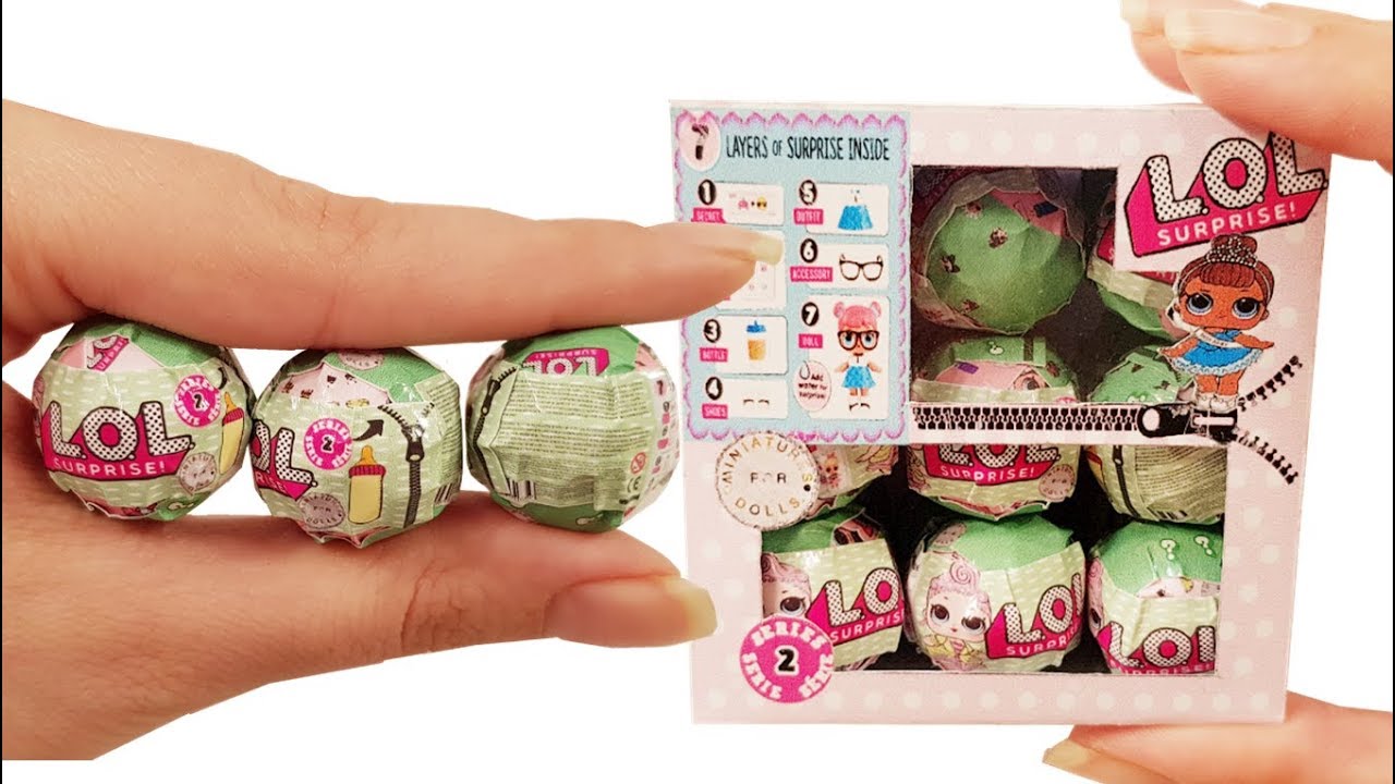 DIY Miniature ✫Lol Surprise Doll Blind Bags ✫ Tutorial | Crafts
