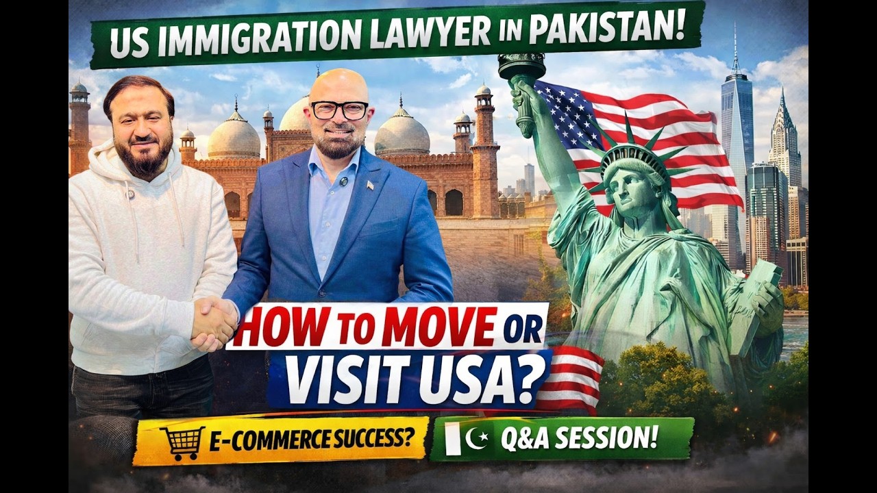 Everything About Moving to USA From Pakistan in 2026 That Actually Works | Ft. Kamran Makhdoom