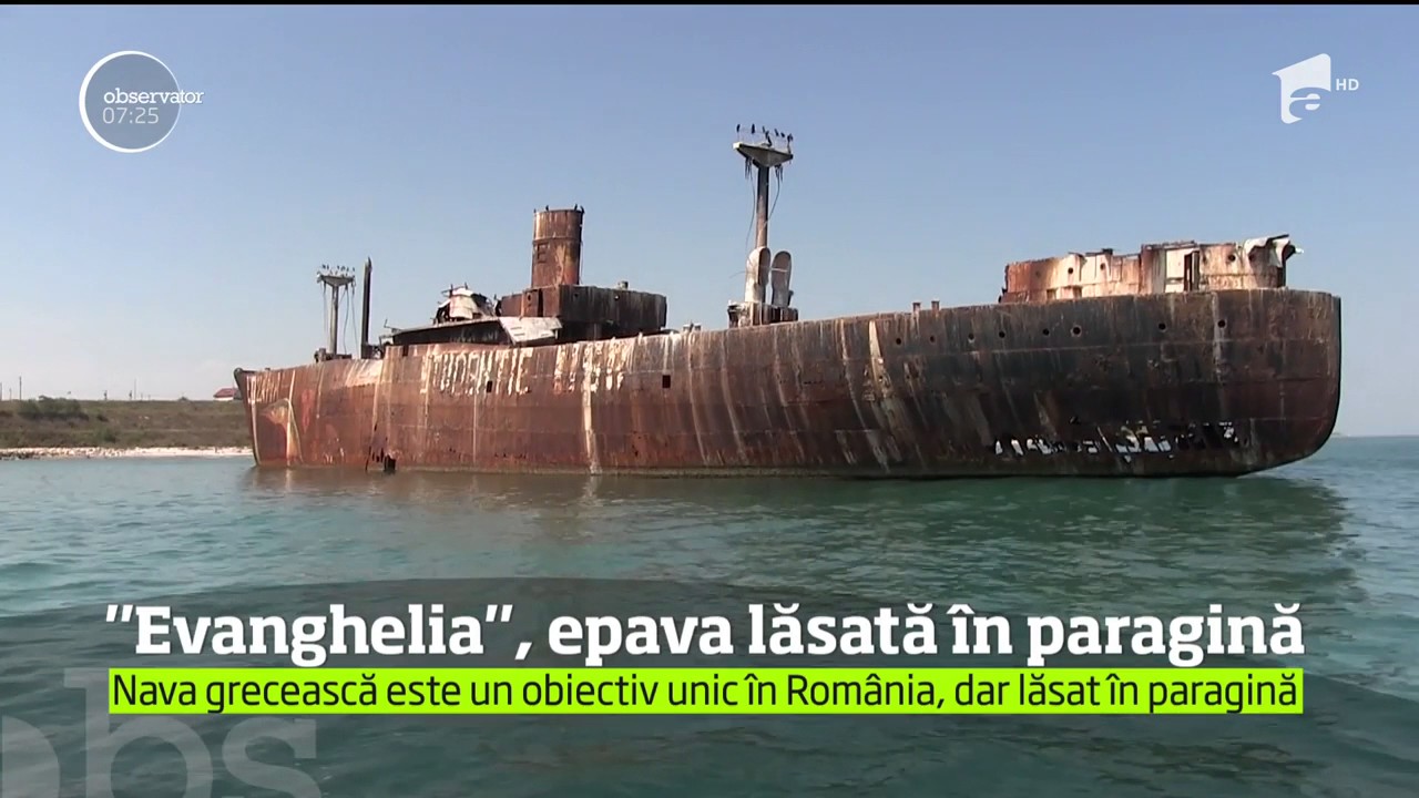 Epava de la Costineşti este înrudită cu celebrul vas Titanic