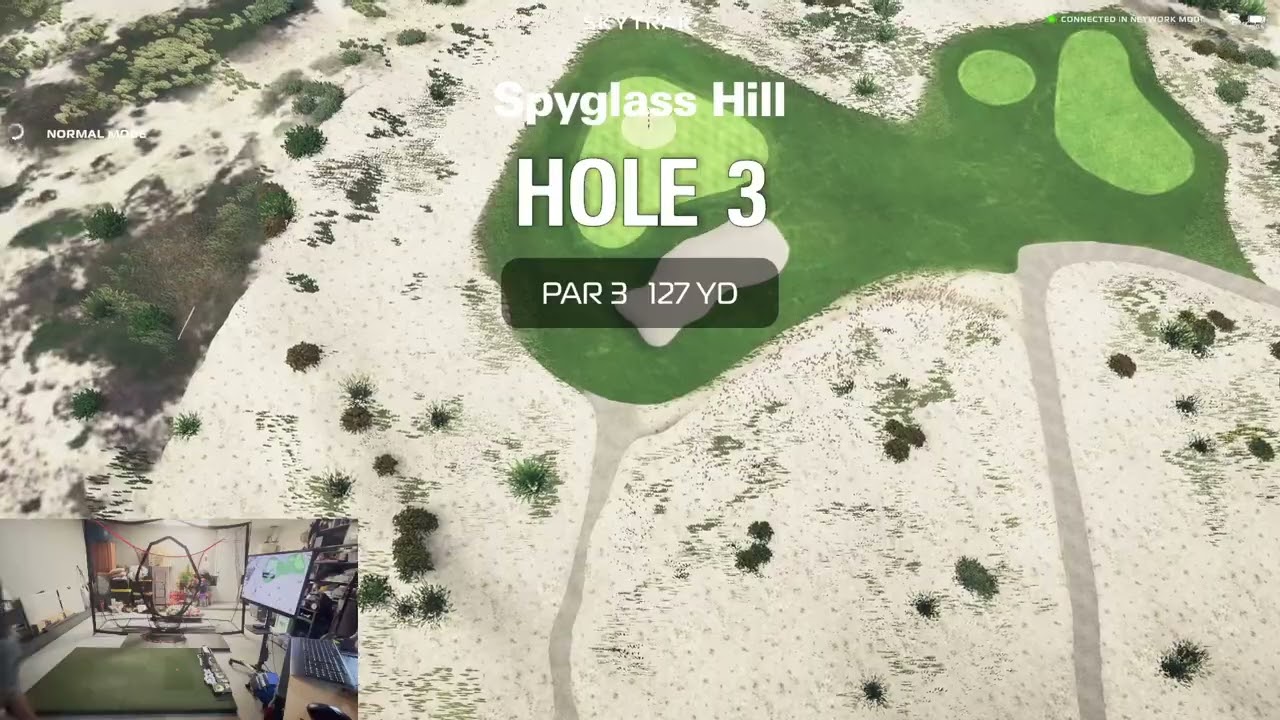 SkyTrak + Course Play: SpyGlass Hill (TrackMan)