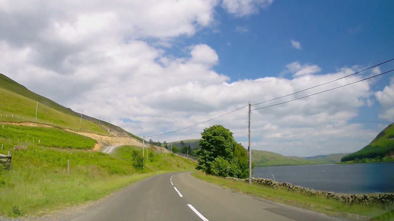 Drive from St Mary's Loch to the Megget & Talla Reservoirs