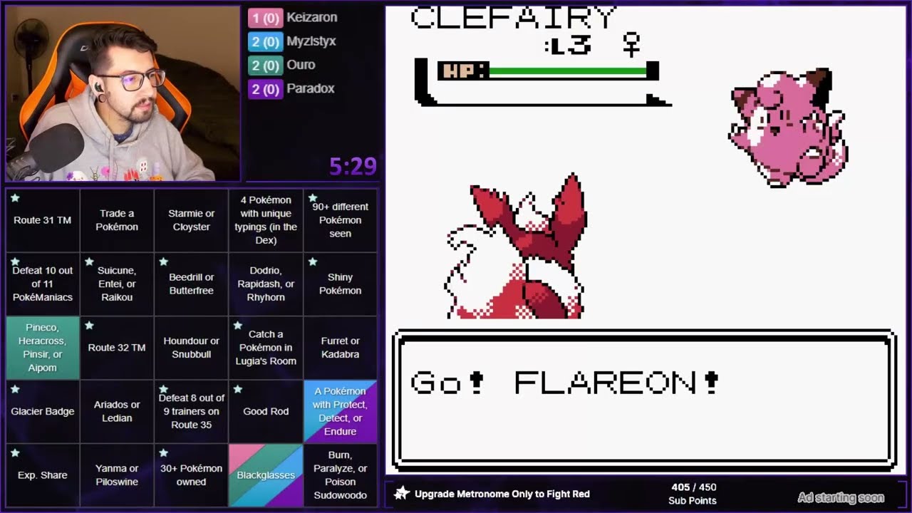 Pokemon Crystal Randomizer Blackout Bingo - Nov. 13, 2025 (Game 2)