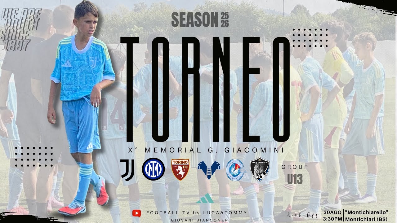 U13 | Juventus vs Inter | X Memorial Giacomini | 30/08/2025