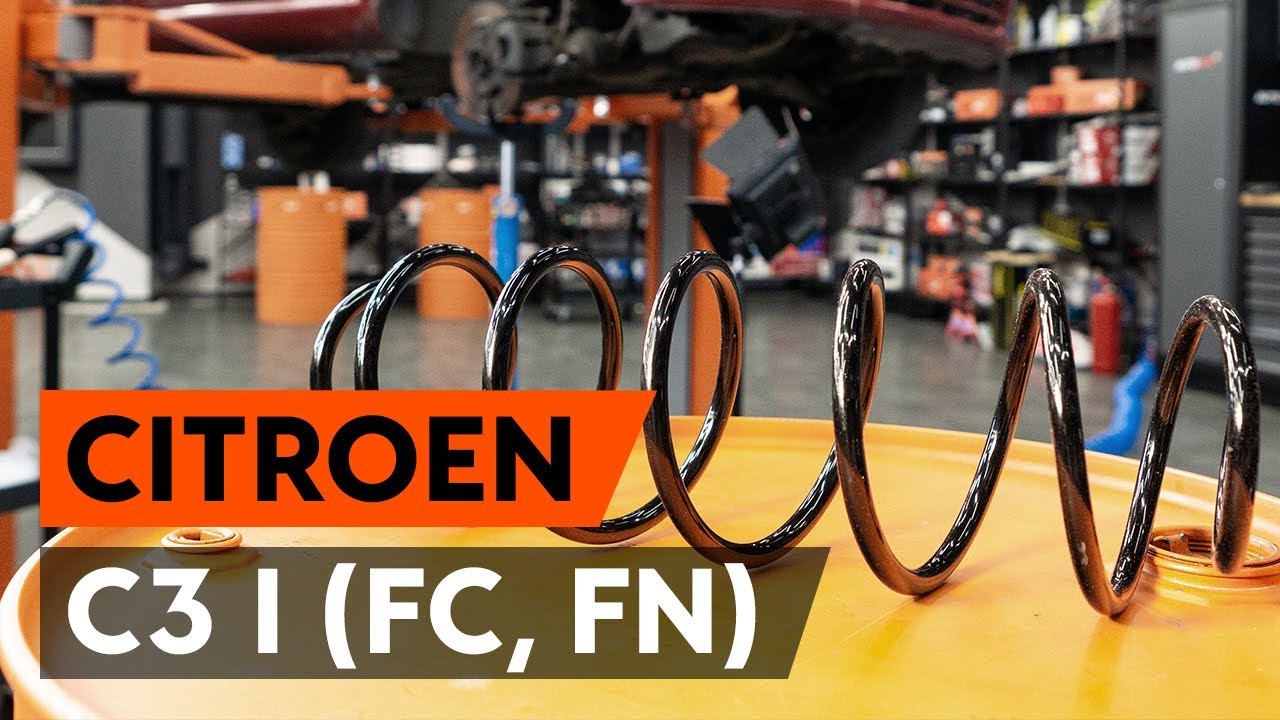 Wie CITROEN C3 1 (FC, FN) Fahrwerksfedern vorne / Schraubenfeder vorne wechseln [AUTODOC TUTORIAL]