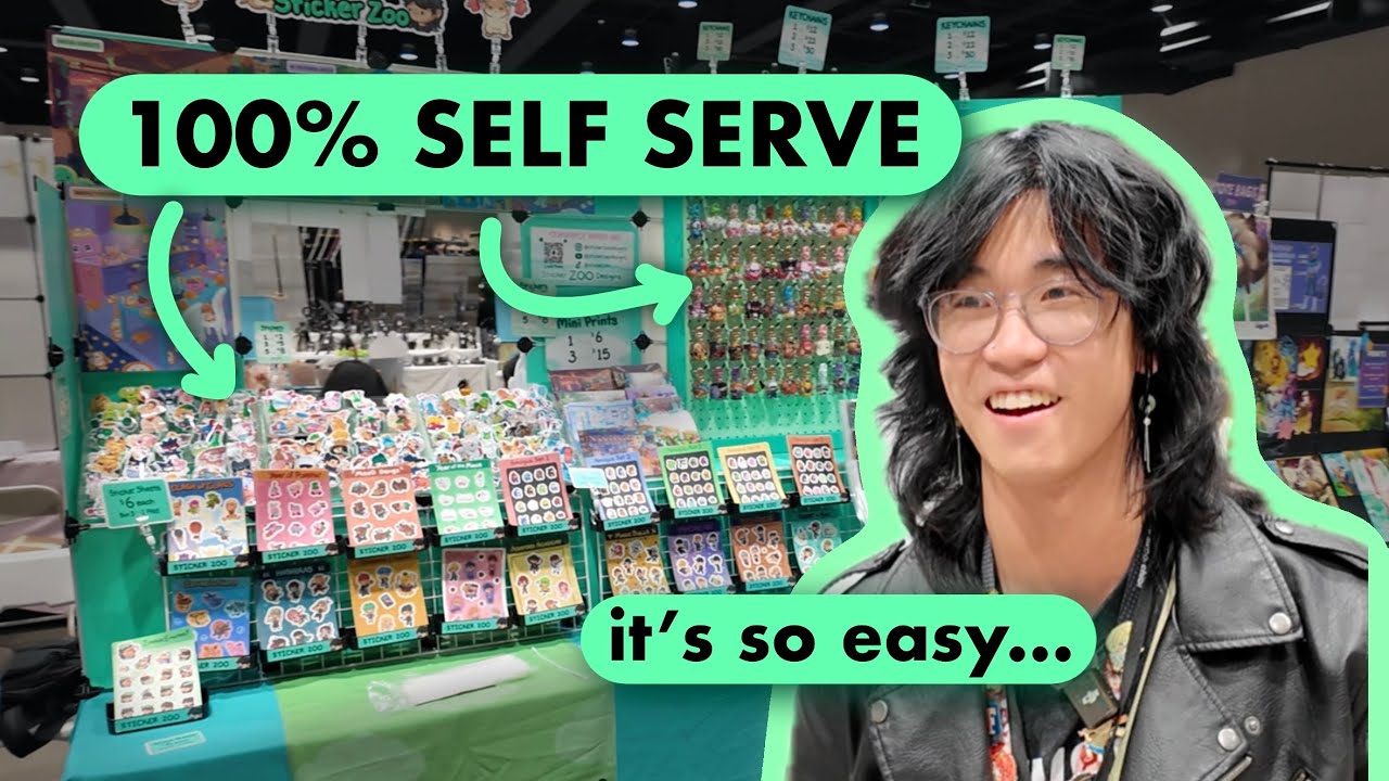 I Built an Entirely SELF-SERVE Display for an Anime Convention… Here’s What I Learned.