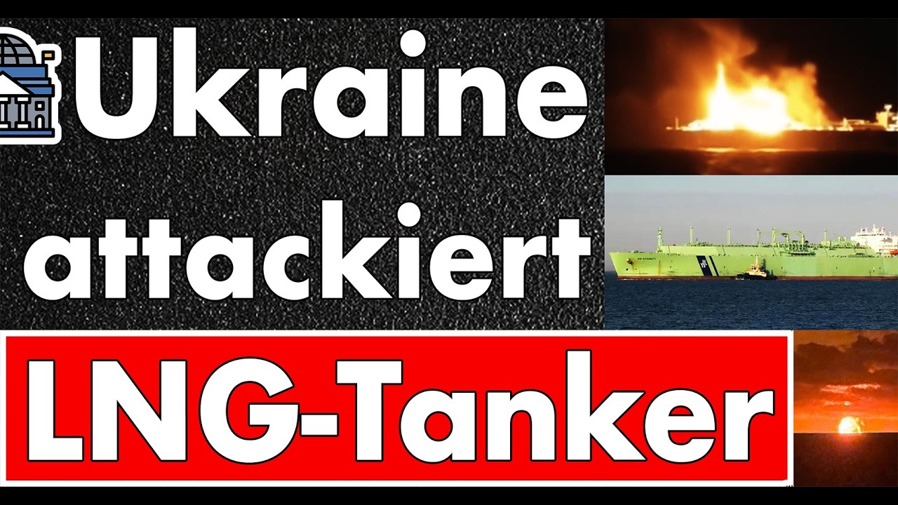 LNG-Tanker brennt im Mittelmeer! Ukraine attackiert Arctic Metagaz aus Russland! Ich bin Sprachlos!
