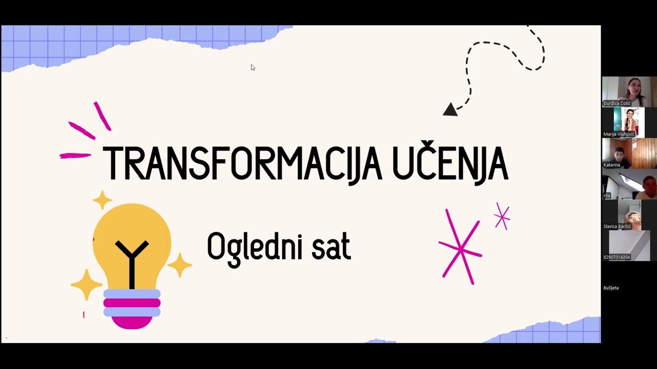 OGLEDNI SAT TRANSFORMACIJA UČENJA