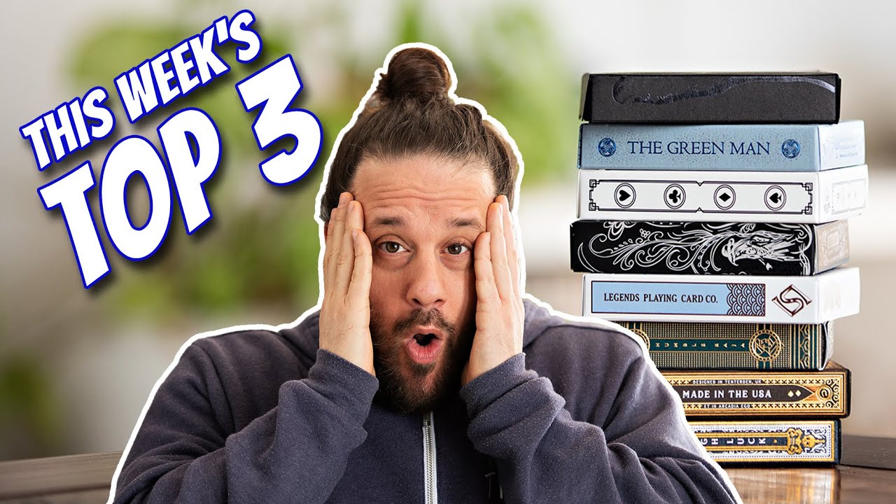 BEST MARKED DECKS! | This Week's Top 3 Playing Cards - March 31