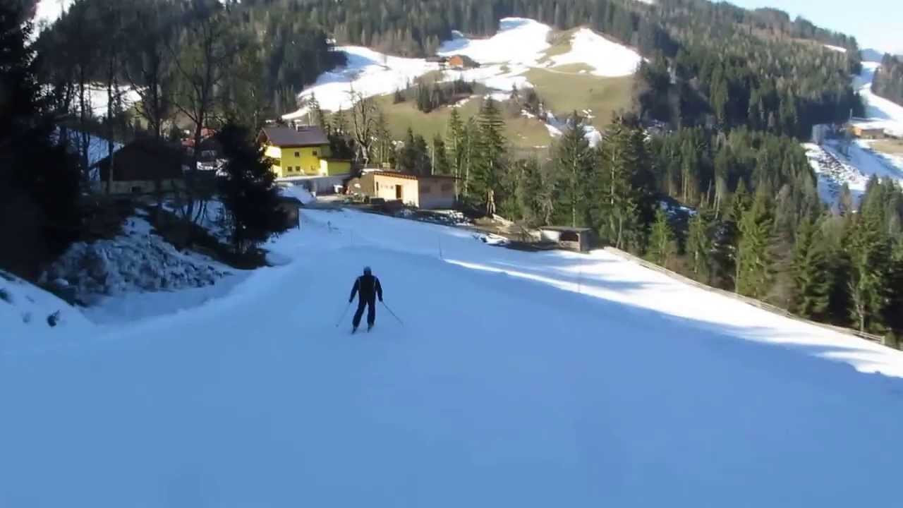 Hochwurzen Piste 40 Talabfahrt Pichl