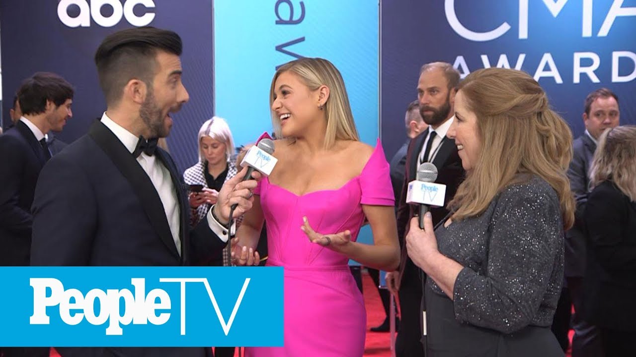 Kelsea Ballerini & Husband Morgan Evans On How They Make Time For Each Other | CMAs 2018 | PeopleTV