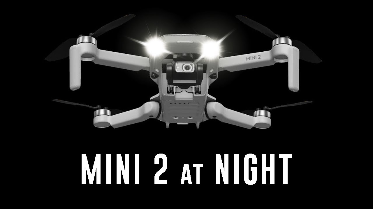 НОЧНОЙ полет на DJI Mini 2 — Насколько хороша камера?
