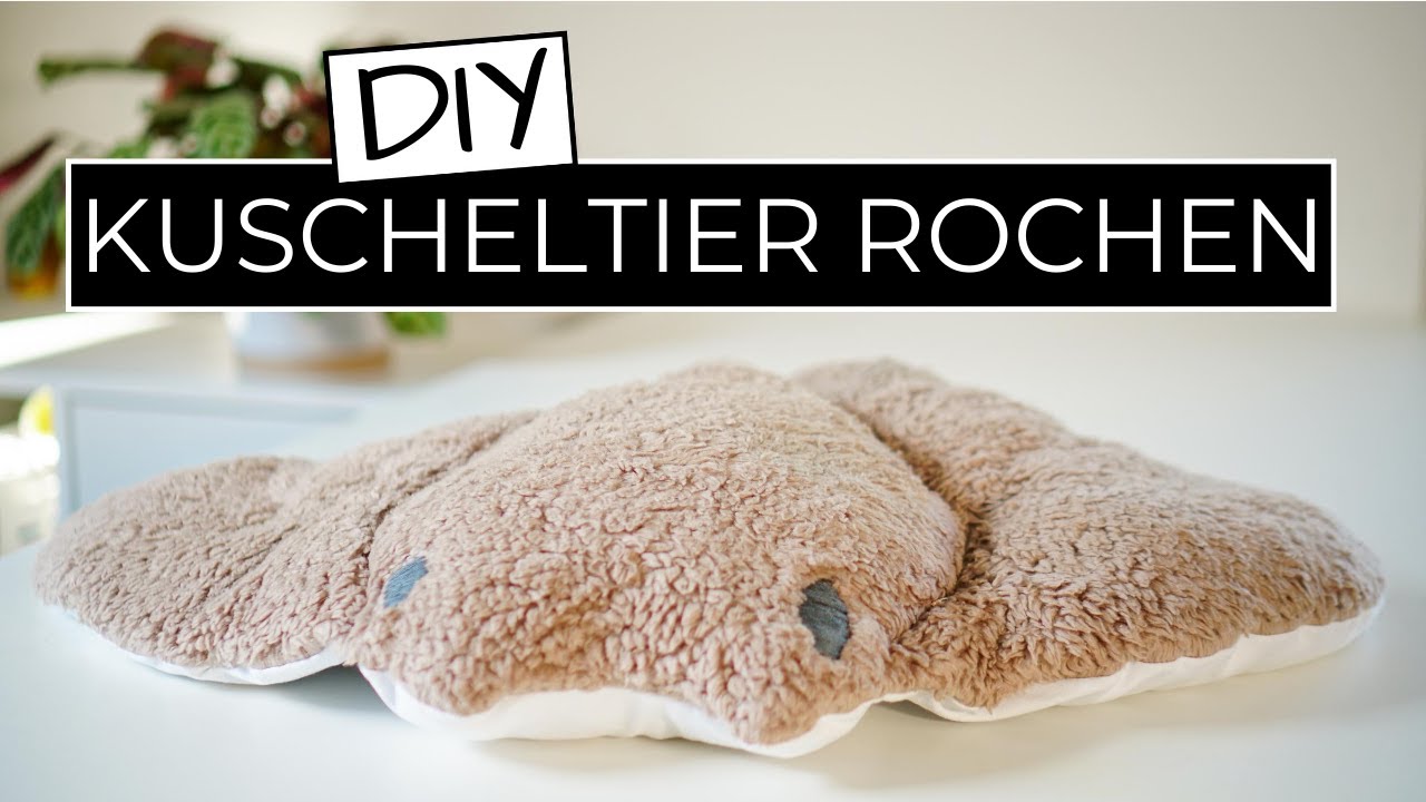 DIY Kuscheltier Rochen selber nähen + VERLOSUNG | Stofftier/Plüschtier Nähanleitung für Anfänger